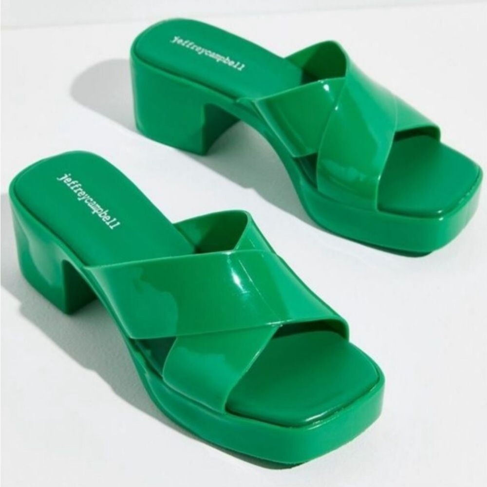 Jeffrey Campbell Free People Platform Sandals sz 9 (40)